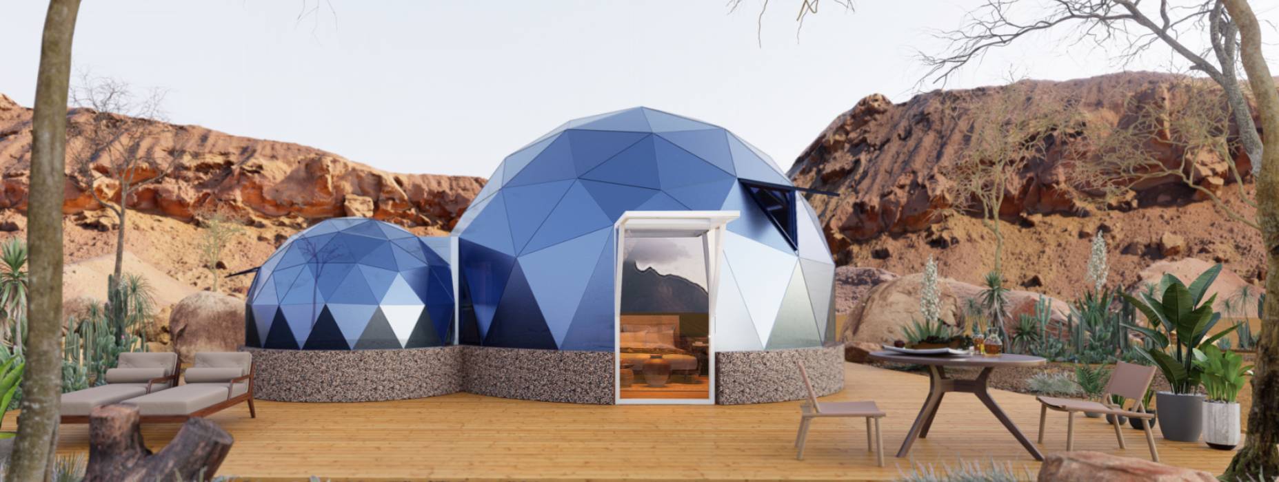 沙县球形智能光伏玻璃星空房